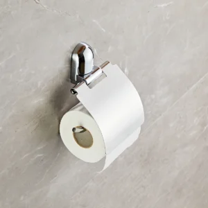 Drilled Installation - Bathroom Tissue Holder with Cover