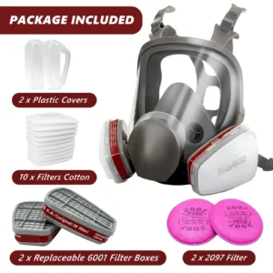 6800 Anti-Fog Gas Mask Full Face Industrial Painting