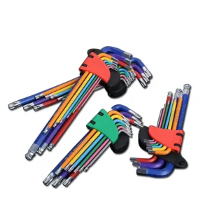 Allen Key Set L Wrench Kit For Allen Screw 9PCS Long