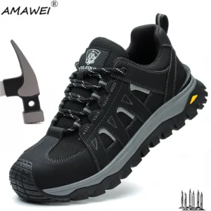 Steel Toe Safety Shoes Men Work Safety Boots