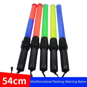 LED Night Fire Fluorescent Wand Traffic Light Baton