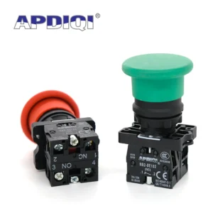 Head Plastic Power Push Button Switch Red or Green
