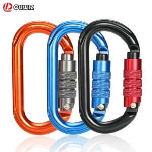 Auto Safety Lock Outdoor Professional Climbing Carabiner O Shape Aviation Aluminum Hooks