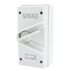 Enclosed Motor Disconnect Switch Water Proof