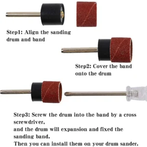 Sanding Drums Nail Drill Rotary Abrasive Tools