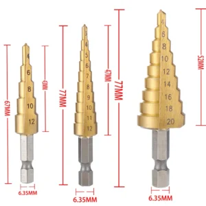 HSS Titanium Coated Step Drill Bit