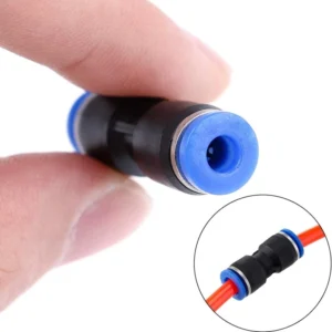 Plastic Straight Push Connector Tube