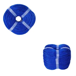 Nylon robe blue