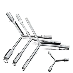 Three pronged socket wrench
