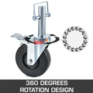 Scaffolding Rubber Swivel Caster Wheels 