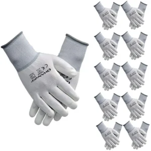 PU Nitrile Safety Coating Work Gloves Palm Coated