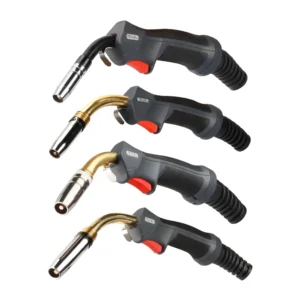 Welding Torch Head Air Cooled Contact Tip Swan Neck Holder Gas Nozzle European Type