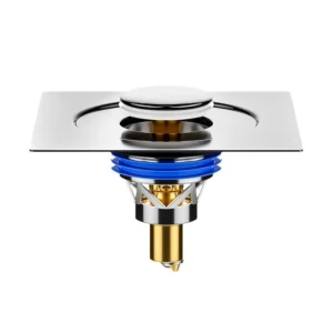 Drains Square Bathroom Shower Drain Strainer Waste Drainer