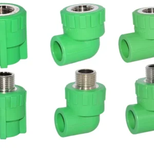 Internal Teeth Elbow Green Pipe