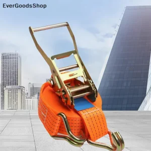 Cargo Ratchet Strap With Metal Buckle