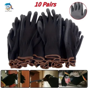 Black Durable Safety Gloves